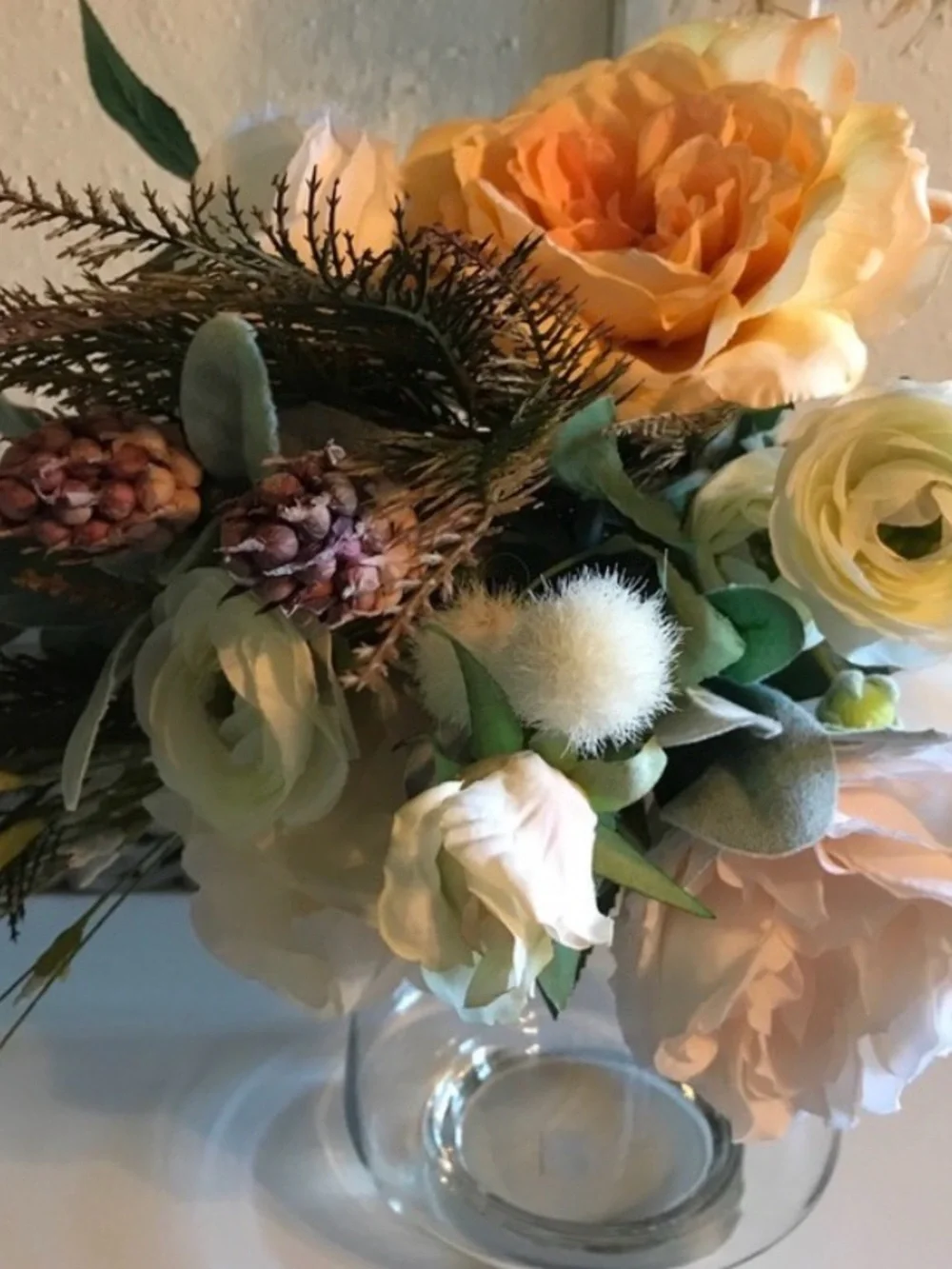Bohemian Wedding Bridal Bridesmaid Bouquet Faux Flowers NEW Final Sale